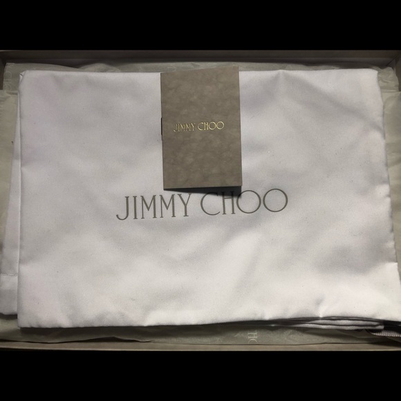 Jimmy Choo Romy 100 Platinum Ice Dusty Glitter - Picture 6 of 7